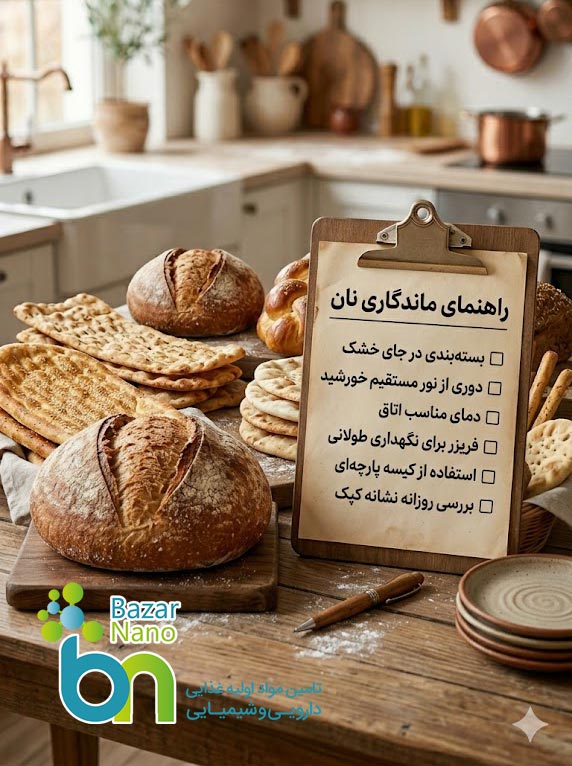 افزایش ماندگاری نان